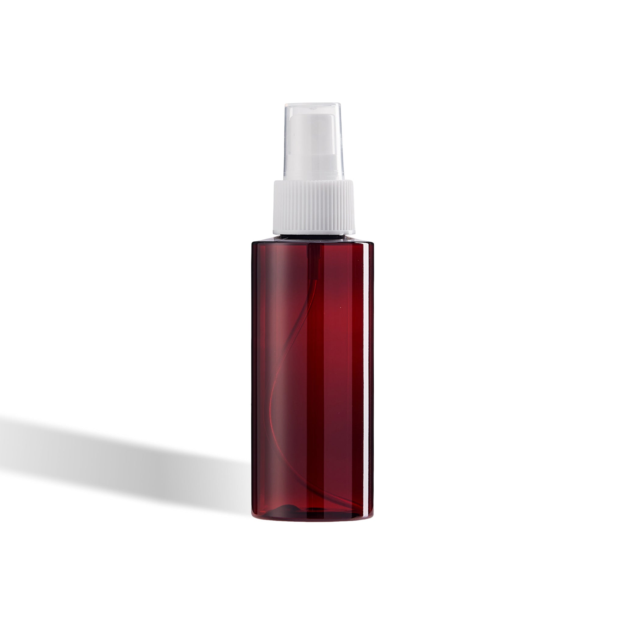 Plastic Spray Bottle with Spray Pump Lid - Flat Shoulder