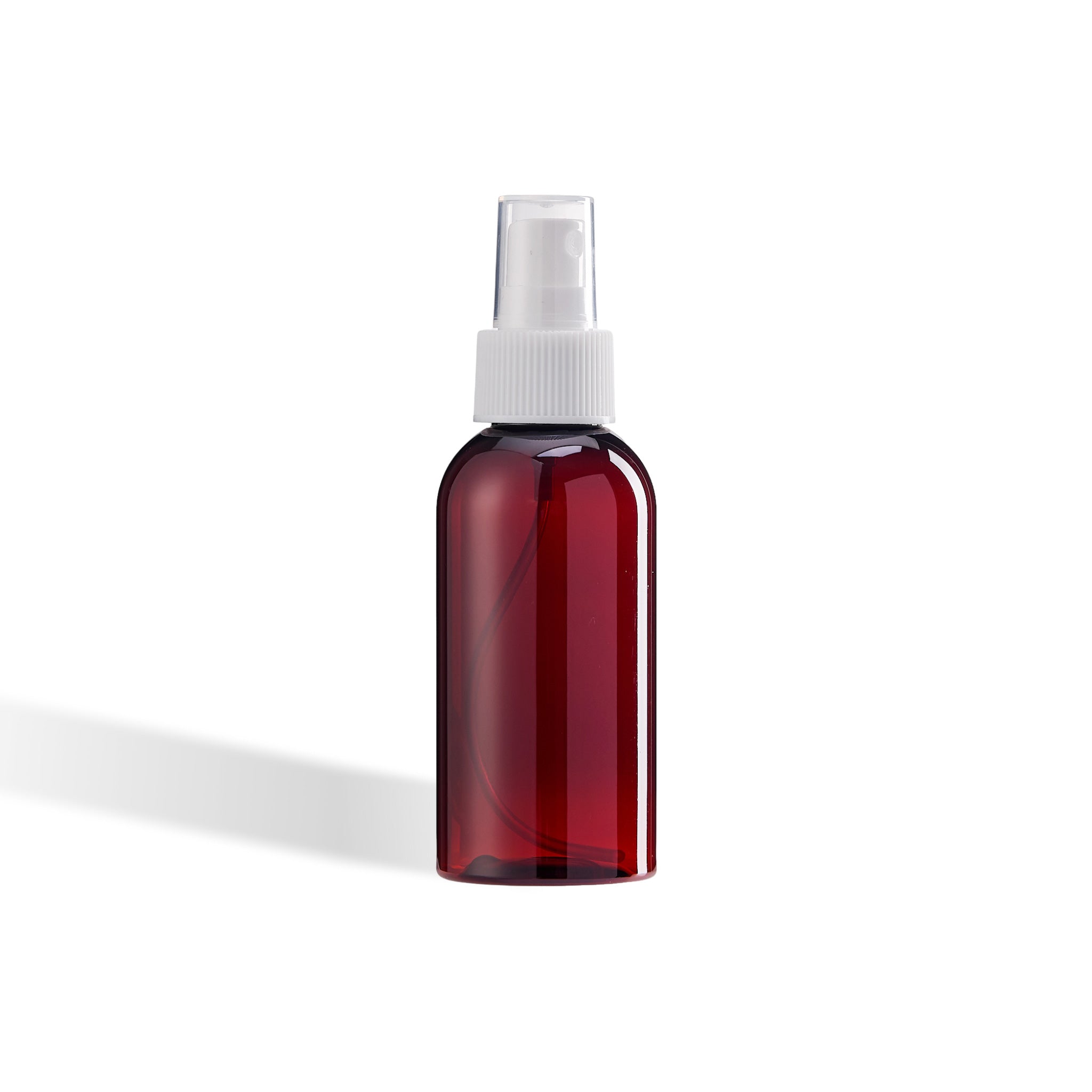 Plastic Spray Bottle with Spray Pump Lid - Round Shoulder