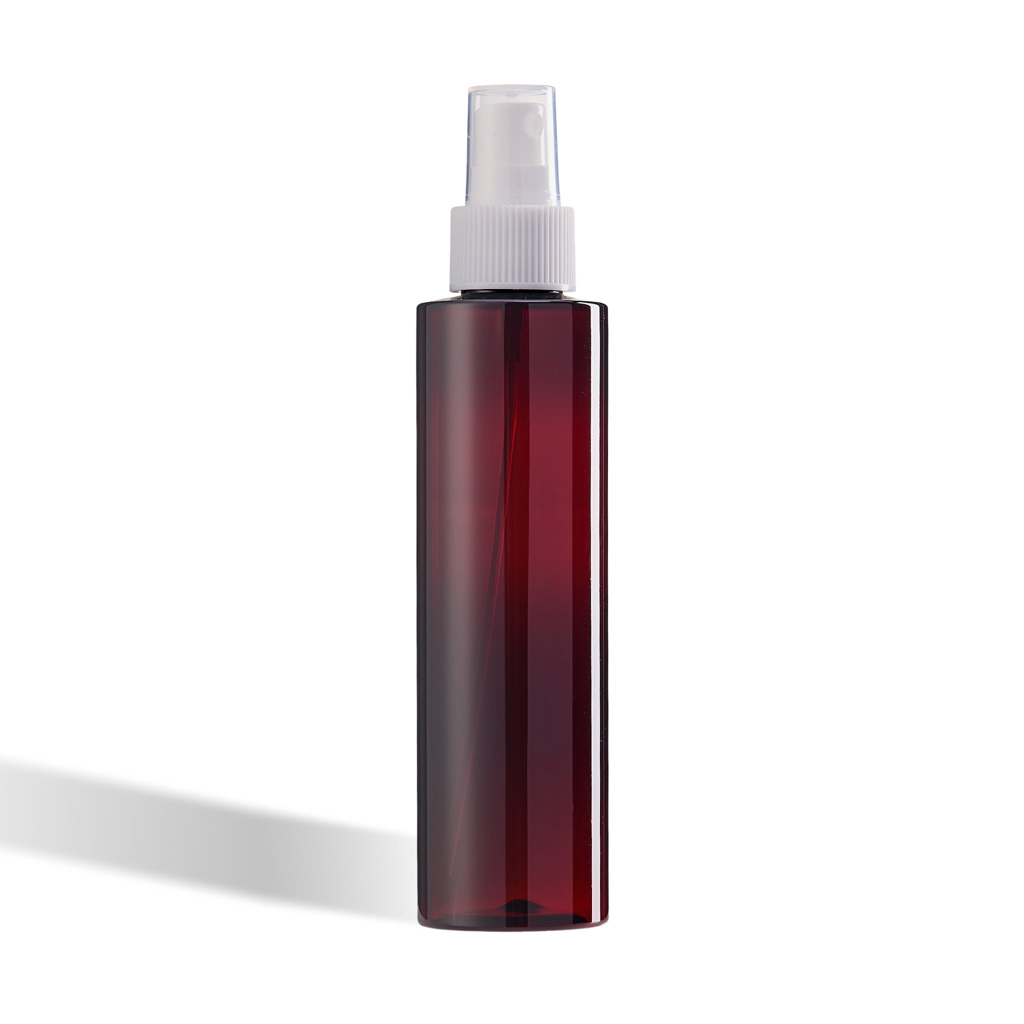 Plastic Spray Bottle with Spray Pump Lid - Flat Shoulder