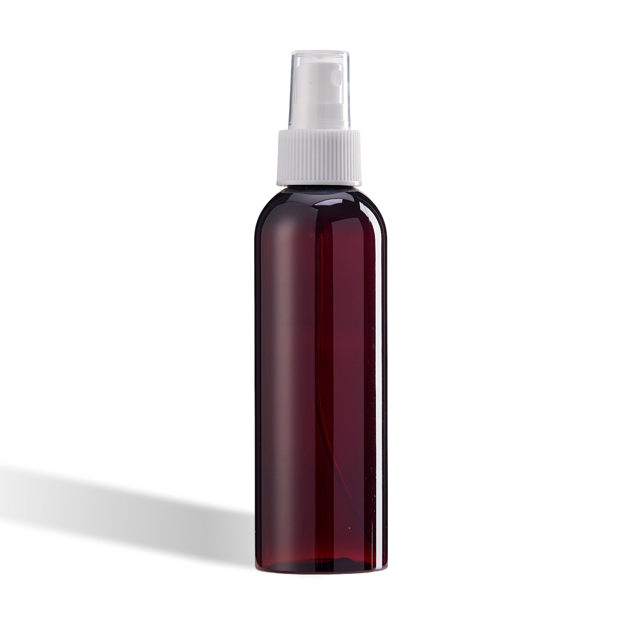 Plastic Spray Bottle with Spray Pump Lid - Round Shoulder