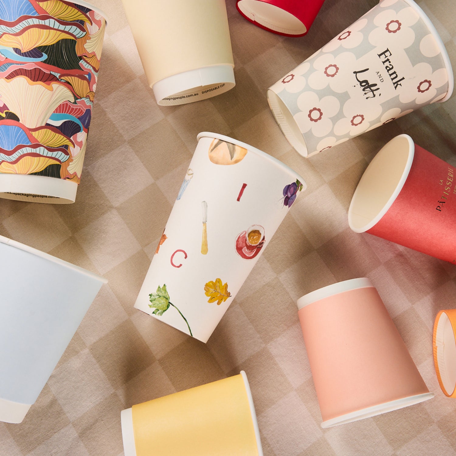 Custom-printed cups