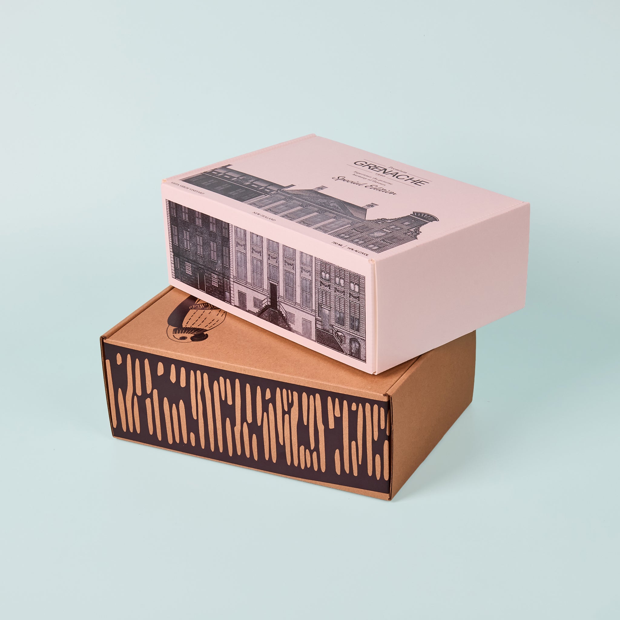 Black Ink Only Mailing Boxes
