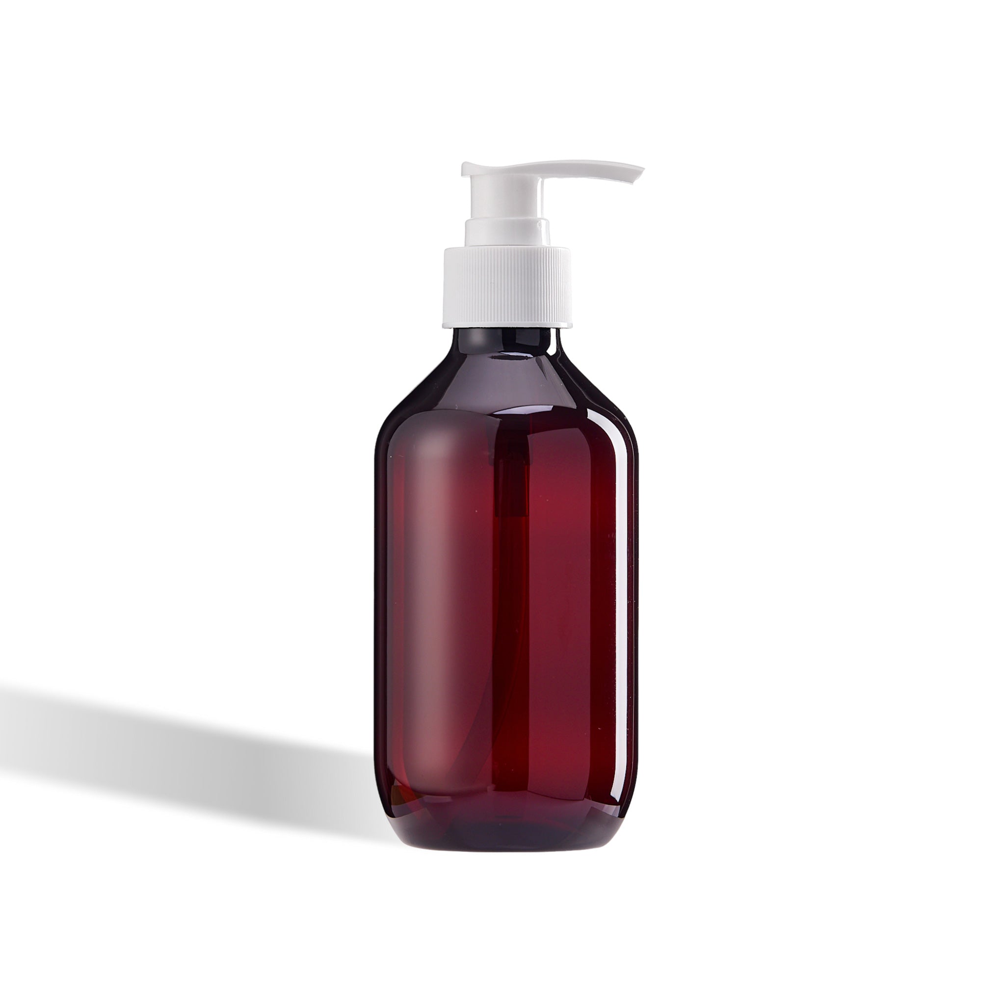 Plastic Lotion Bottle with Pump Lid - Round Shoulder