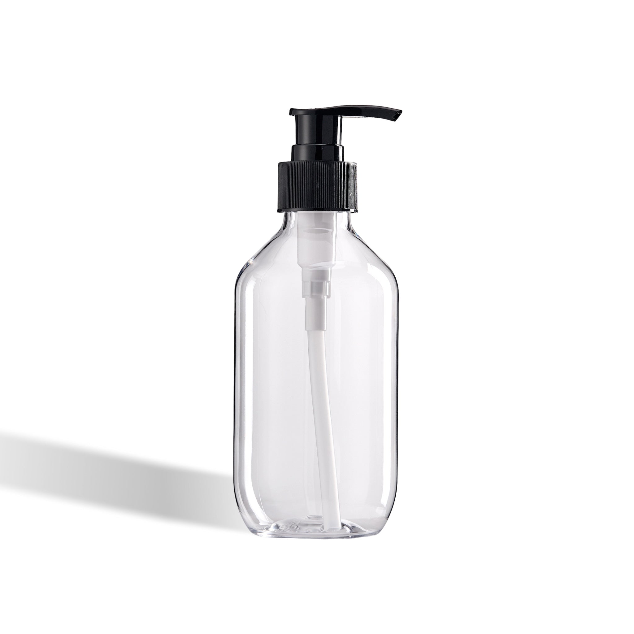 Plastic Lotion Bottle with Pump Lid - Round Shoulder