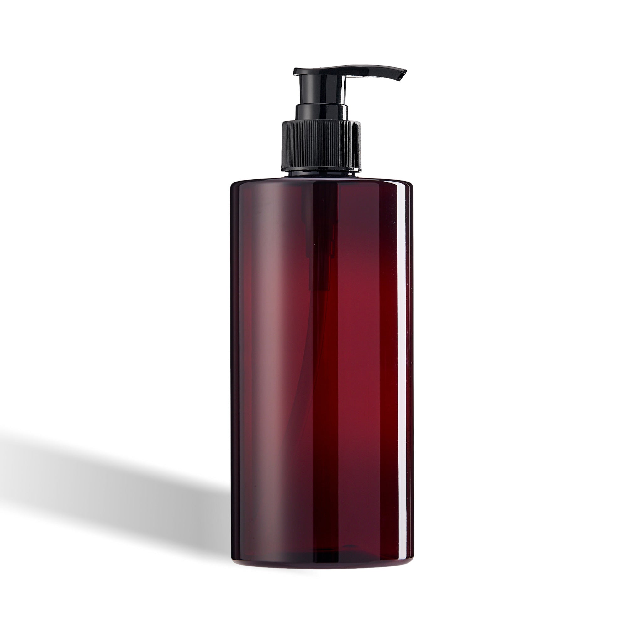 Plastic Lotion Bottle with Pump Lid - Flat Shoulder