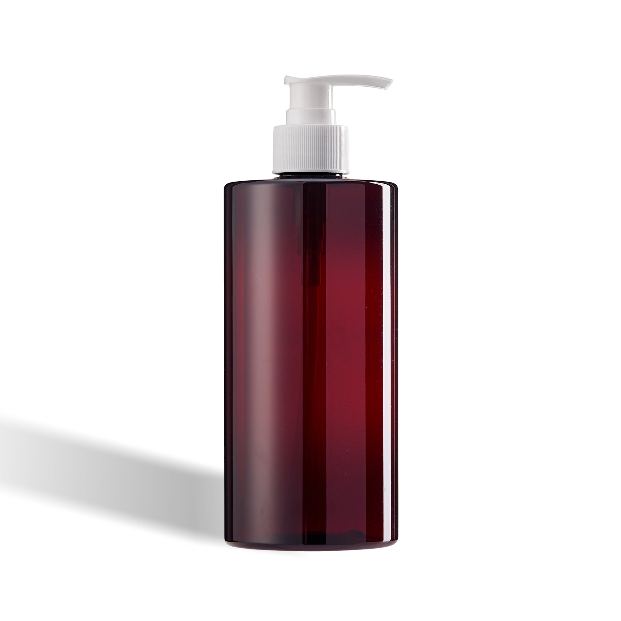 Plastic Lotion Bottle with Pump Lid - Flat Shoulder