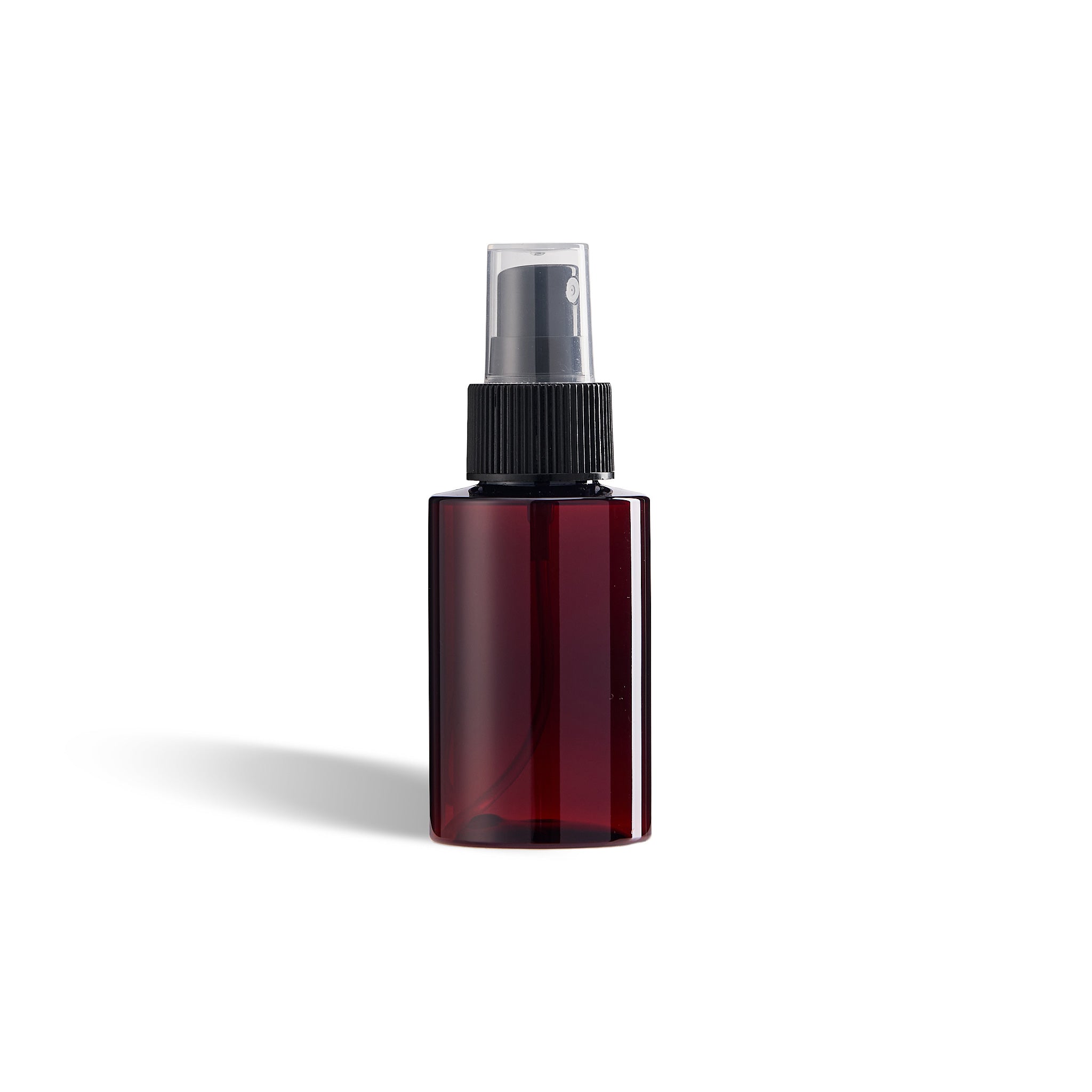 Plastic Spray Bottle with Spray Pump Lid - Flat Shoulder