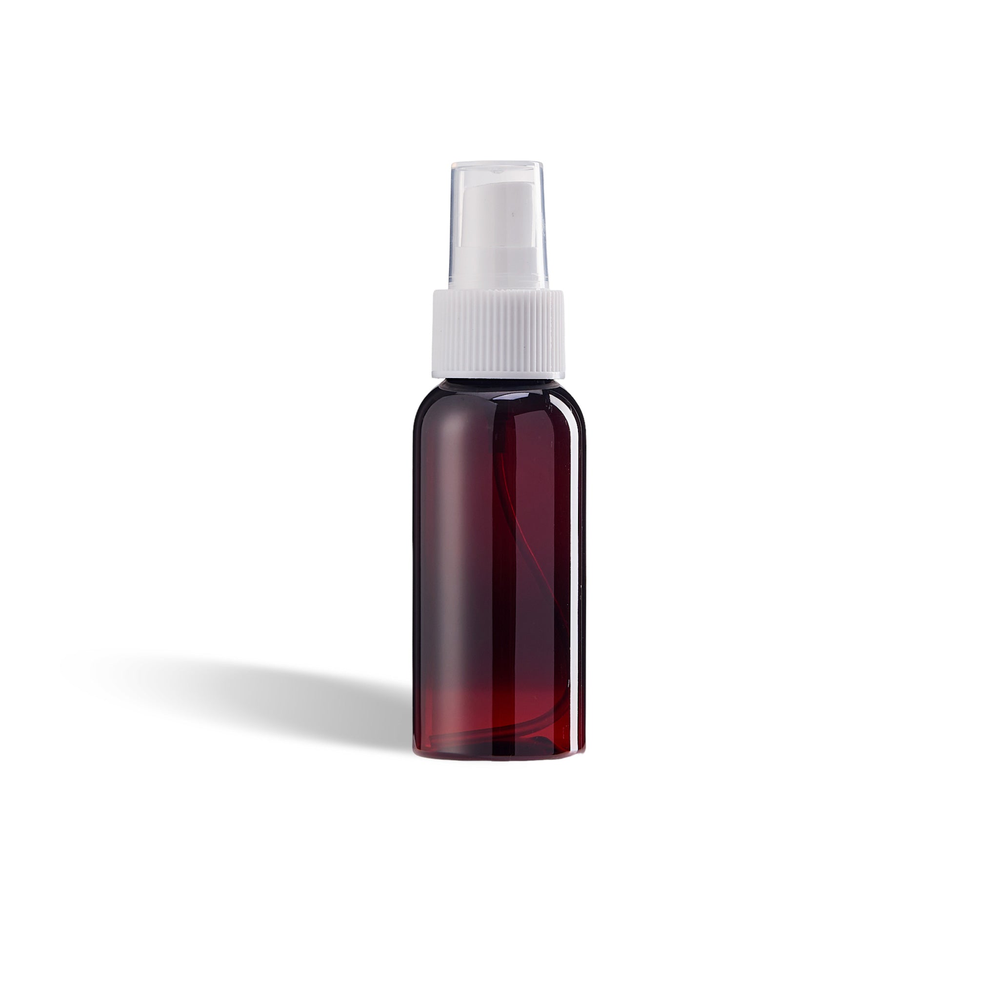 Plastic Spray Bottle with Spray Pump Lid - Round Shoulder