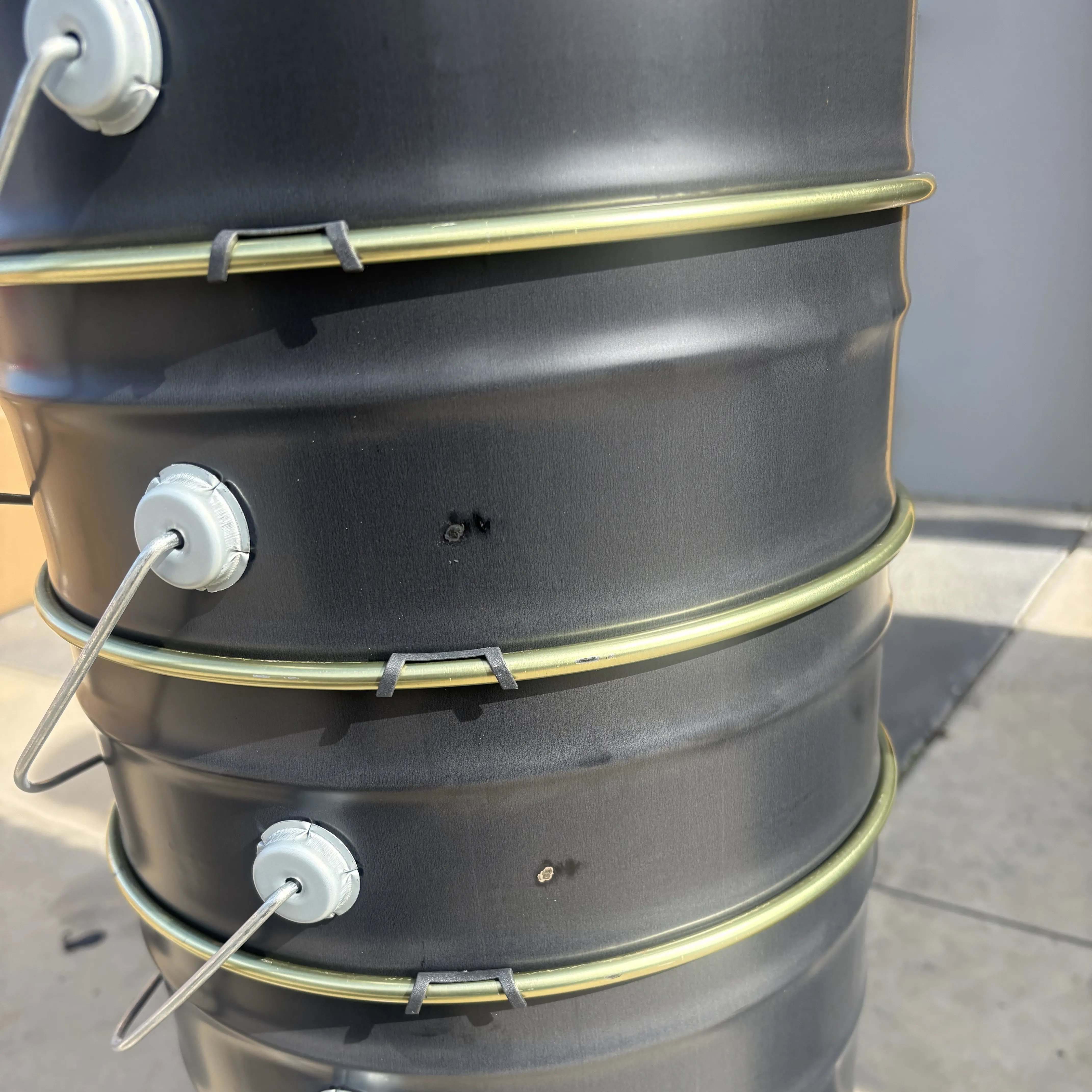 Food Grade Drum 9KG - Black (Factory Second)
