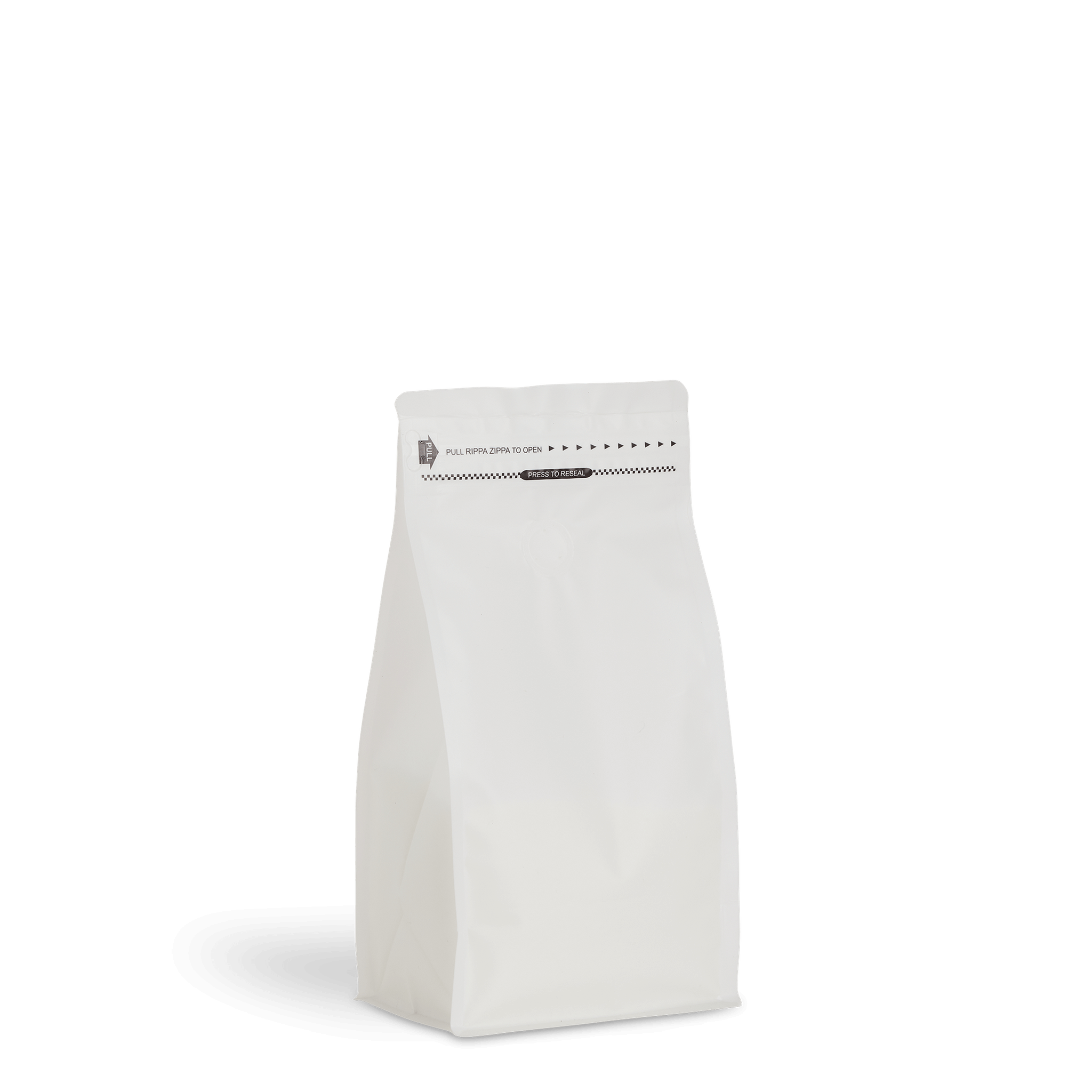 Recyclable Box Bottom Bags with Rippa Zippa