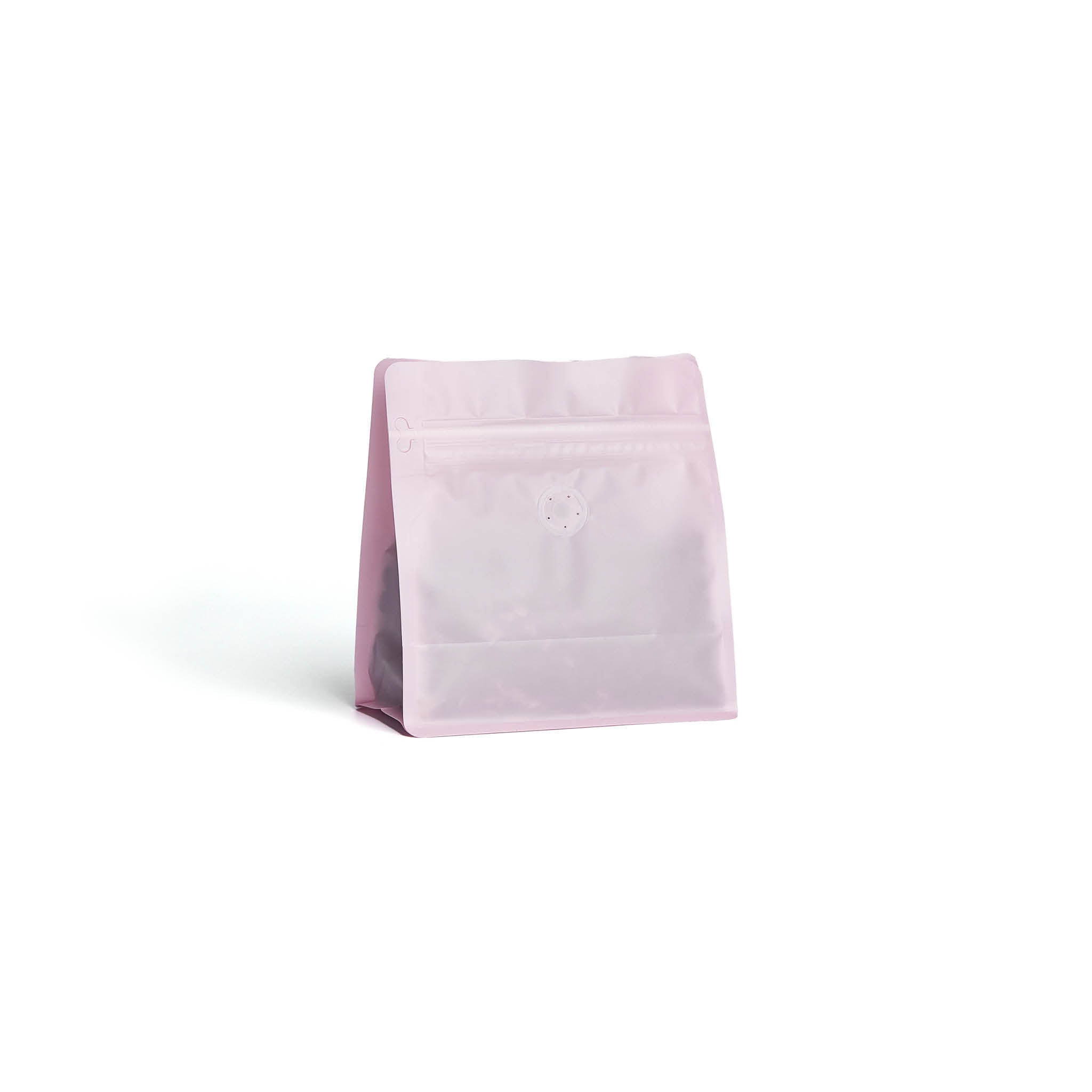 Square Box Bottom Bag with Rippa Zipper and Valve