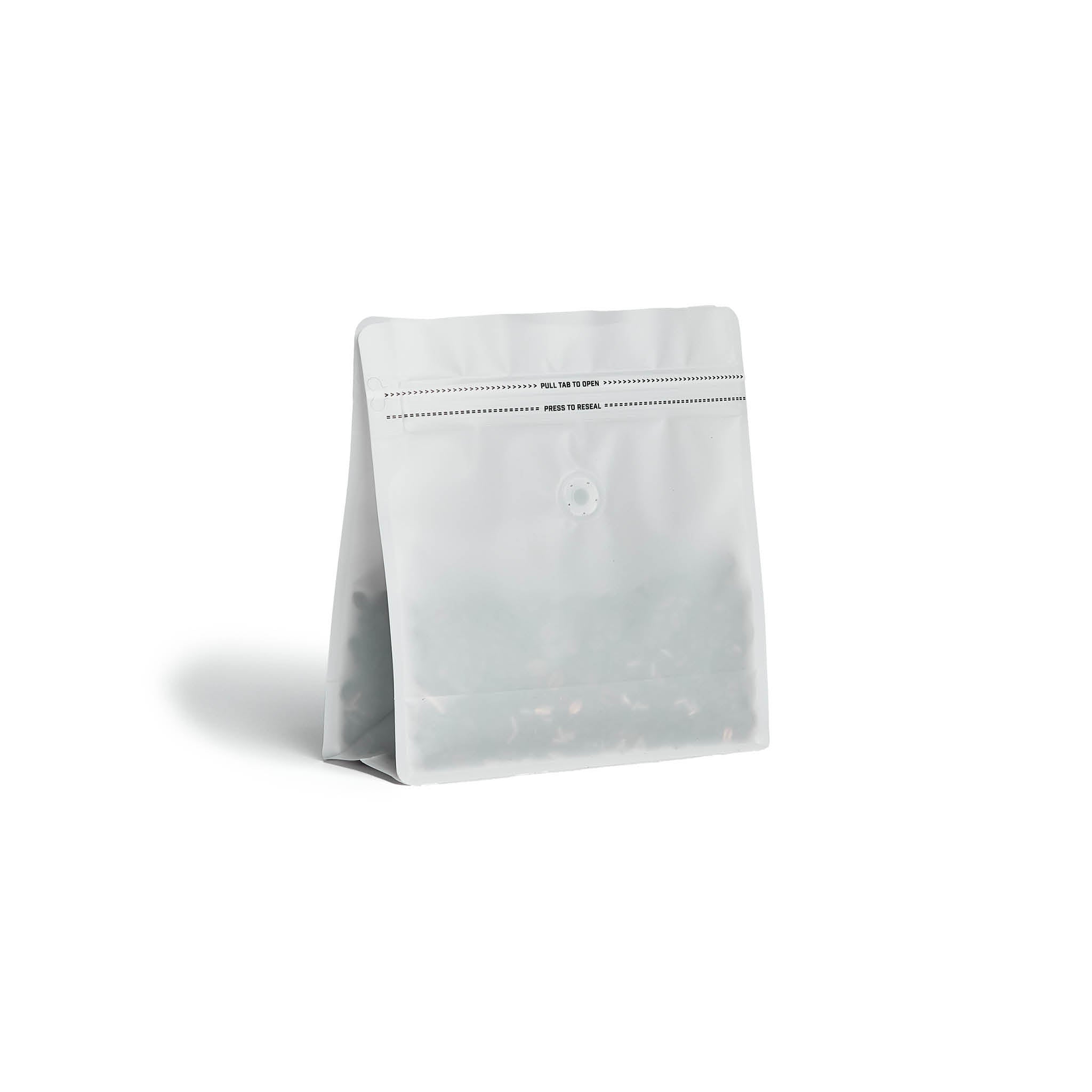 Square Box Bottom Bag with Rippa Zipper and Valve