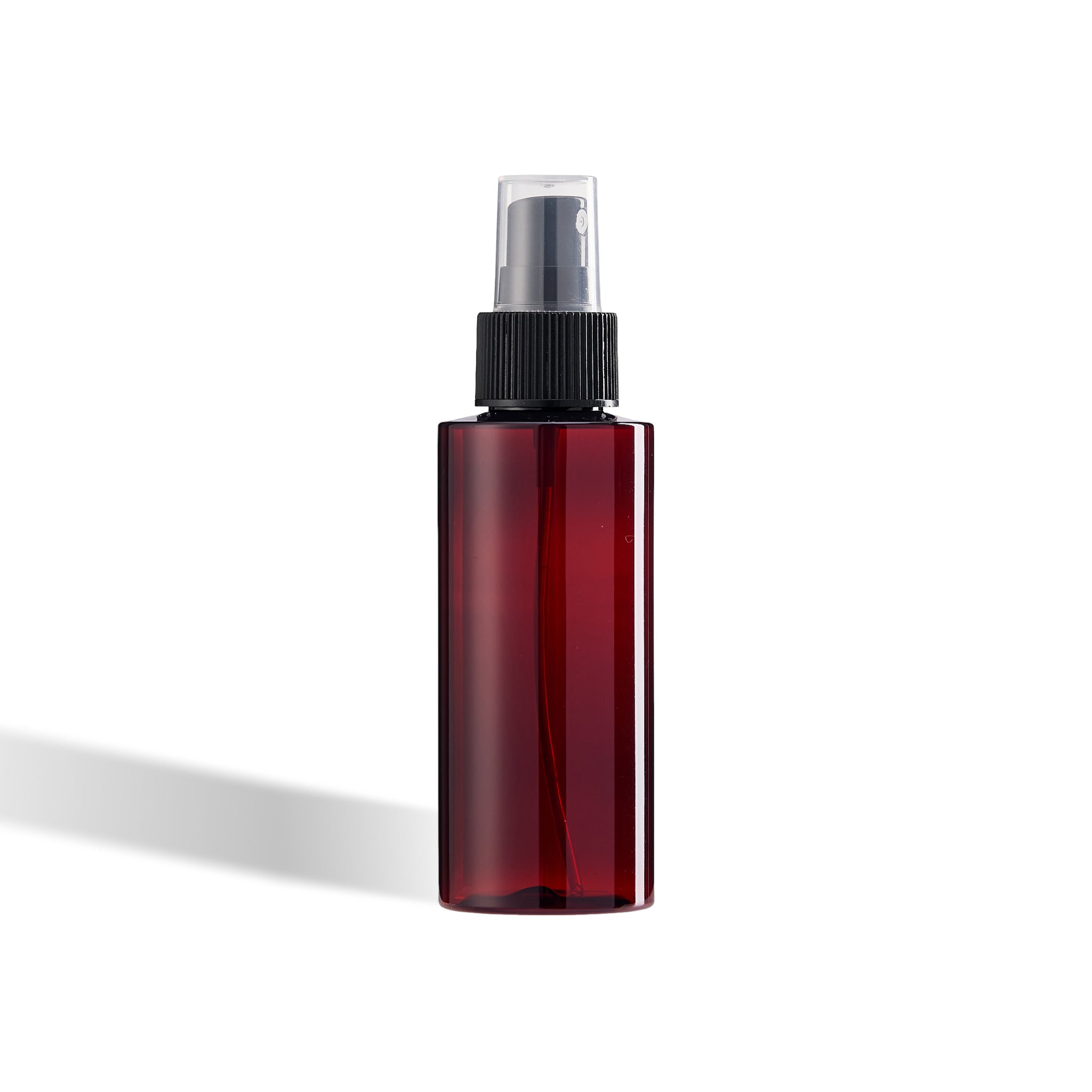 Plastic Spray Bottle with Spray Pump Lid - Flat Shoulder