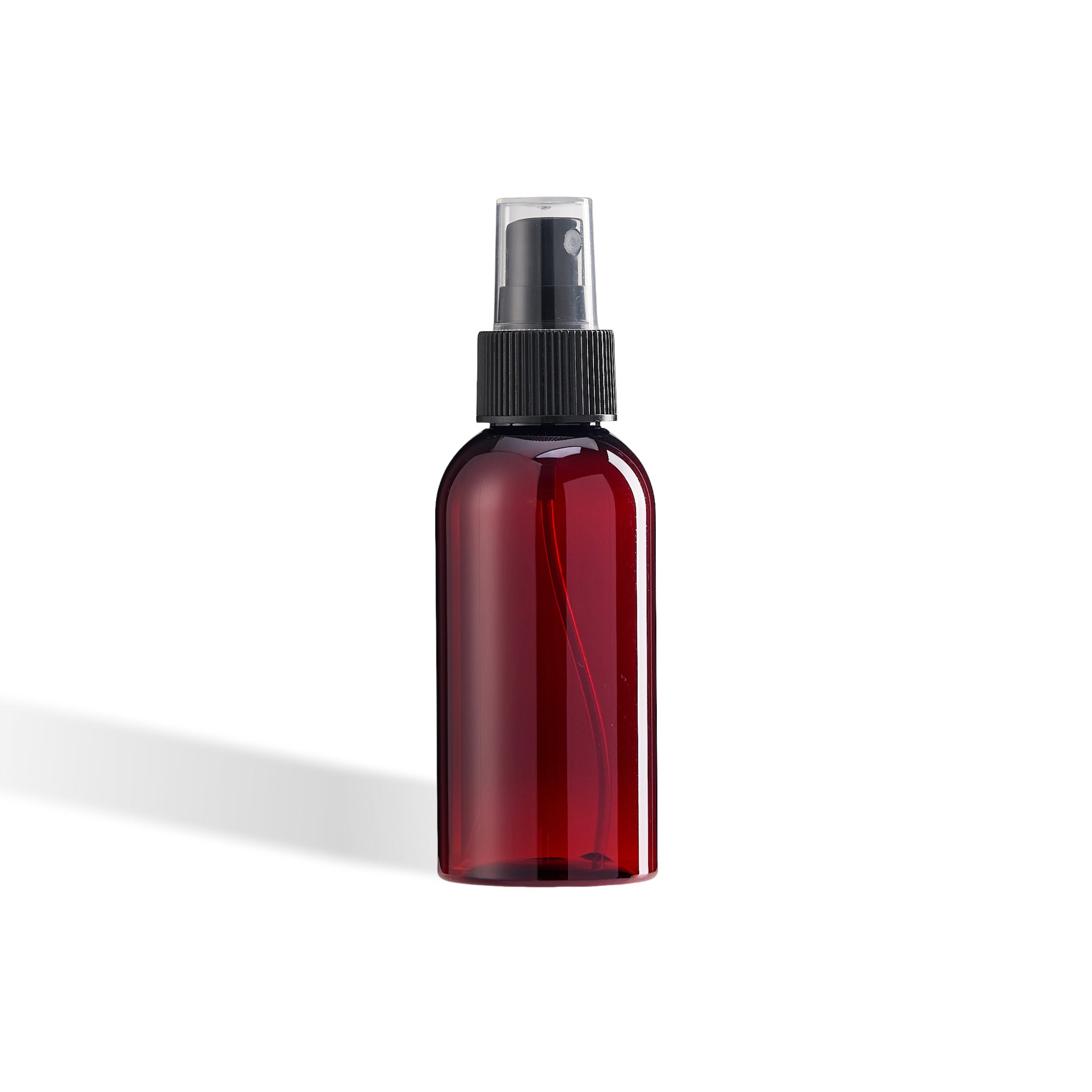 Plastic Spray Bottle with Spray Pump Lid - Round Shoulder