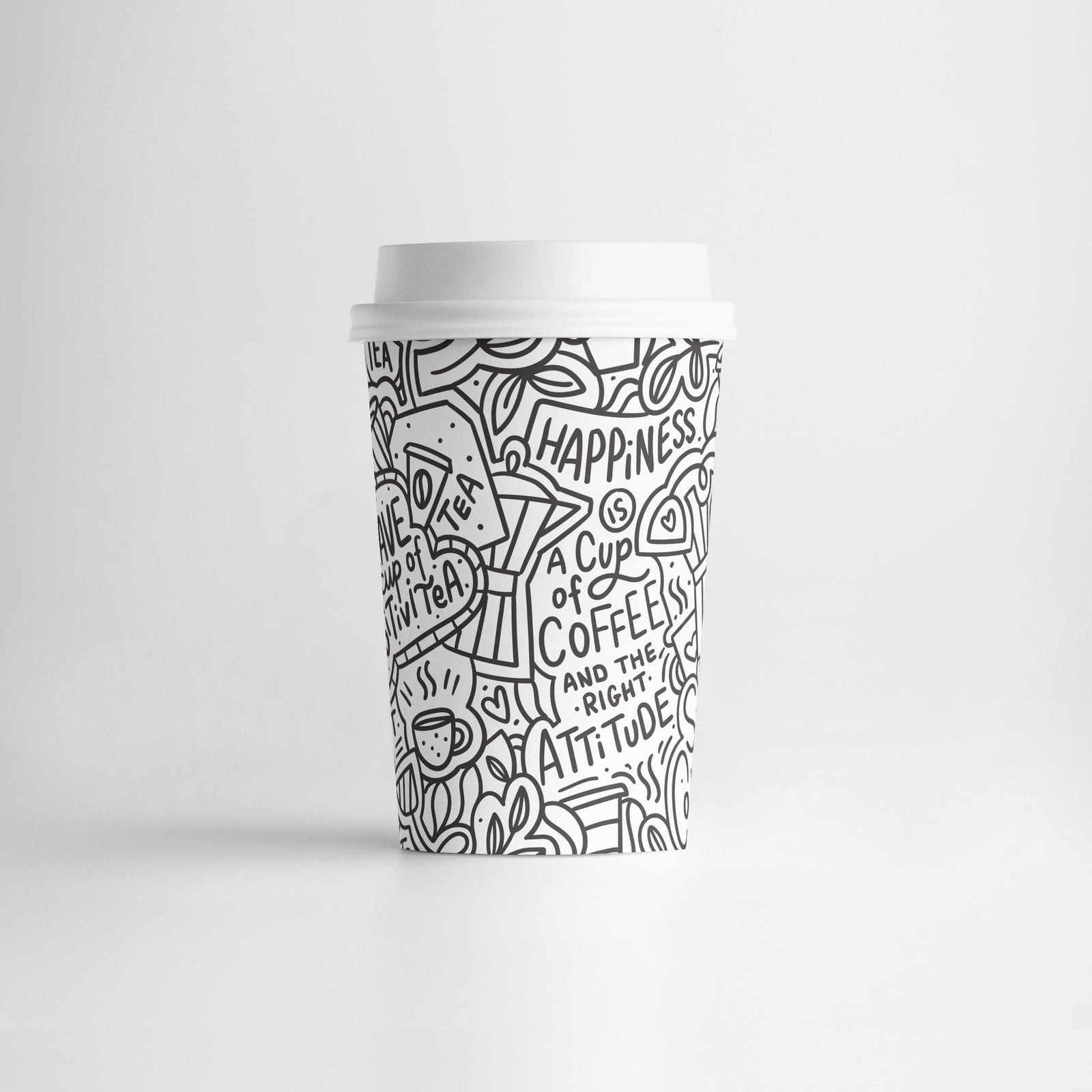 Coffee Cups - Custom Single Wall