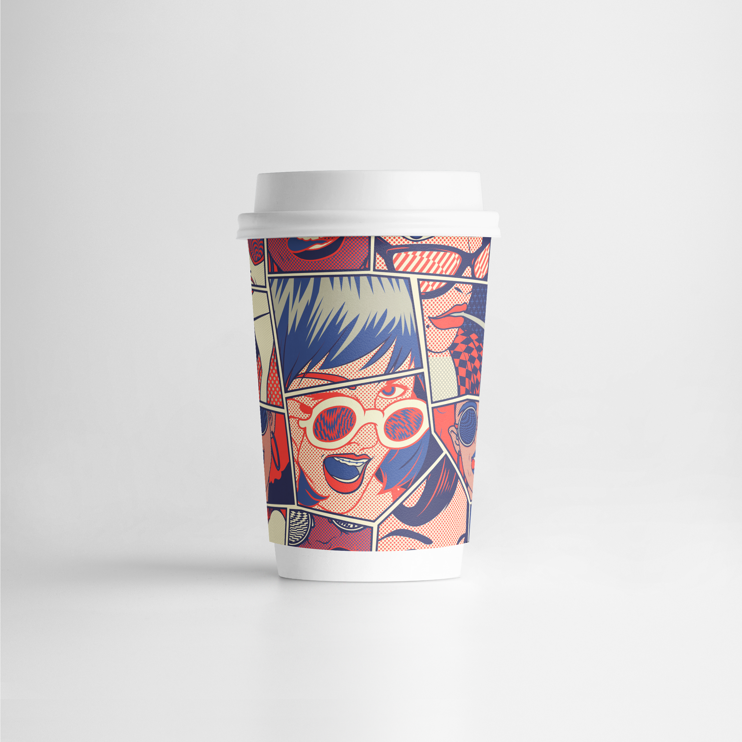 Hot Cups Double Wall Digitally CMYK Printed | Cup Print