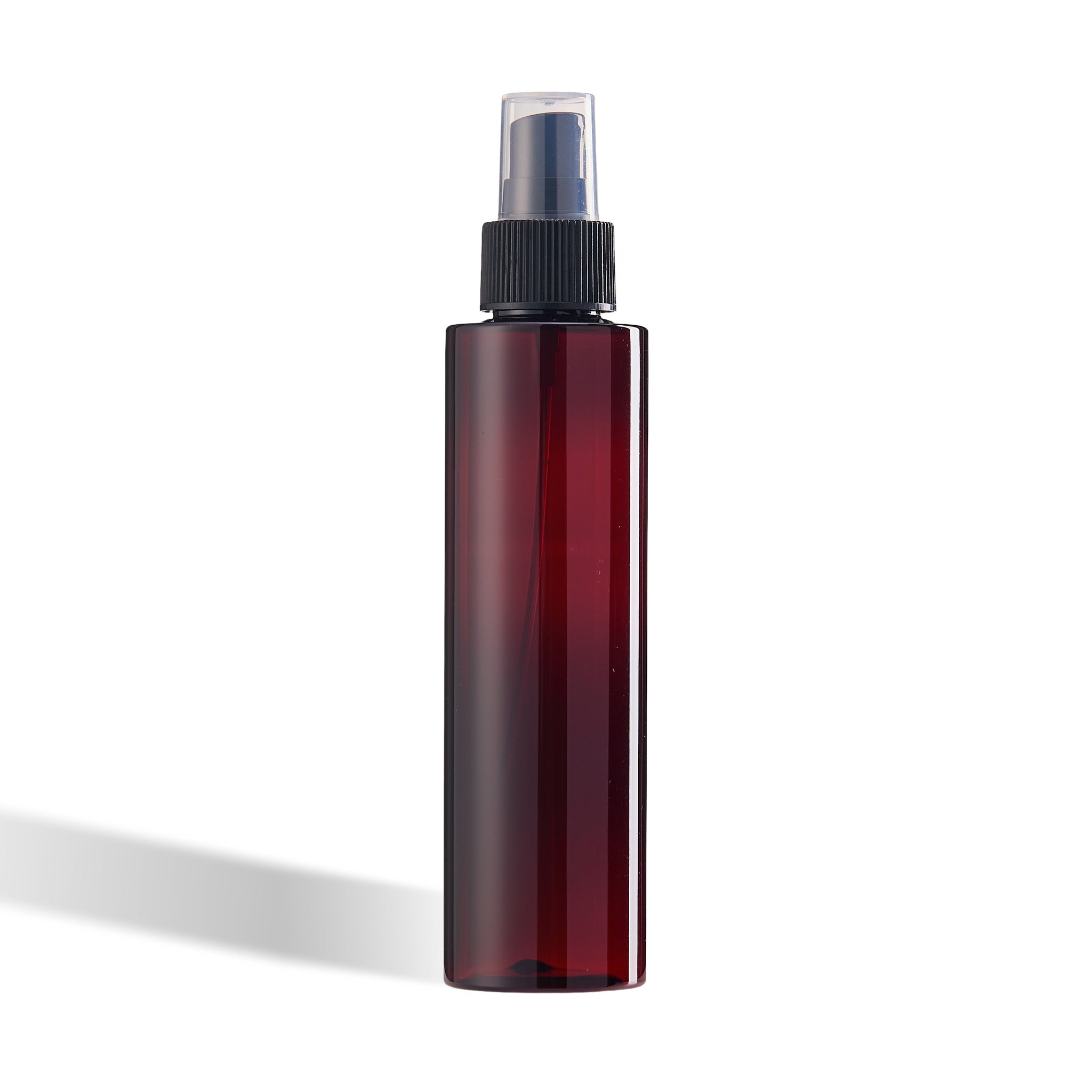 Plastic Spray Bottle with Spray Pump Lid - Flat Shoulder