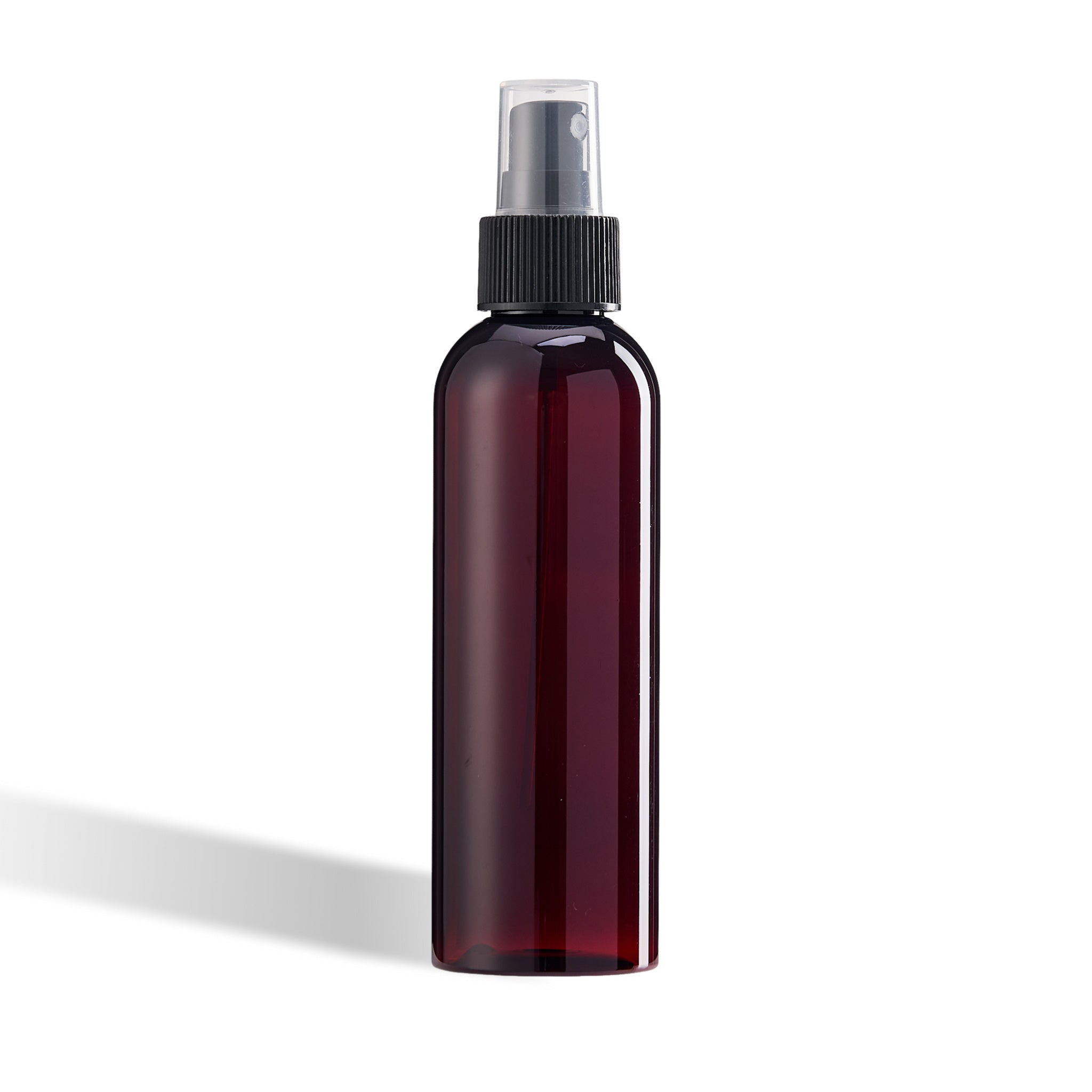 Plastic Spray Bottle with Spray Pump Lid - Round Shoulder
