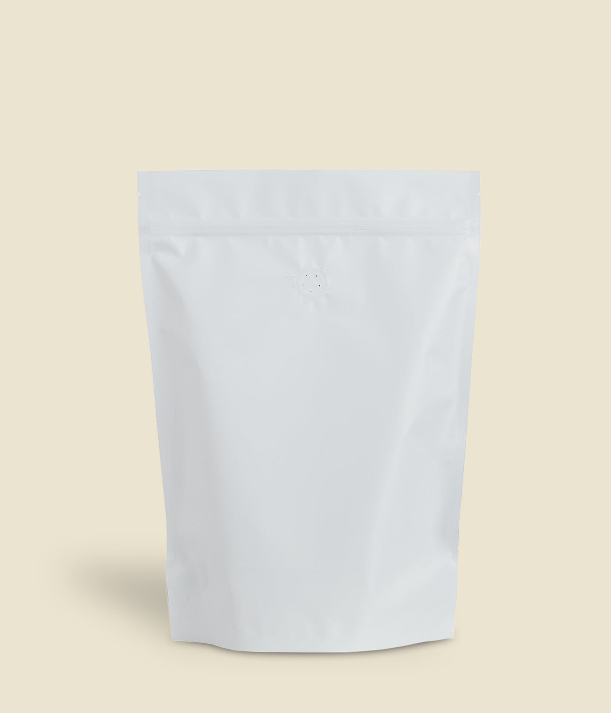 Kraft Box Bottom Coffee Bags | Degassing Valve | Zipper | 50 Pack