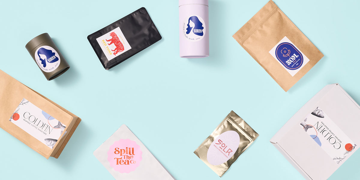 Make your product pop | Custom packaging labels, stickers & stamps