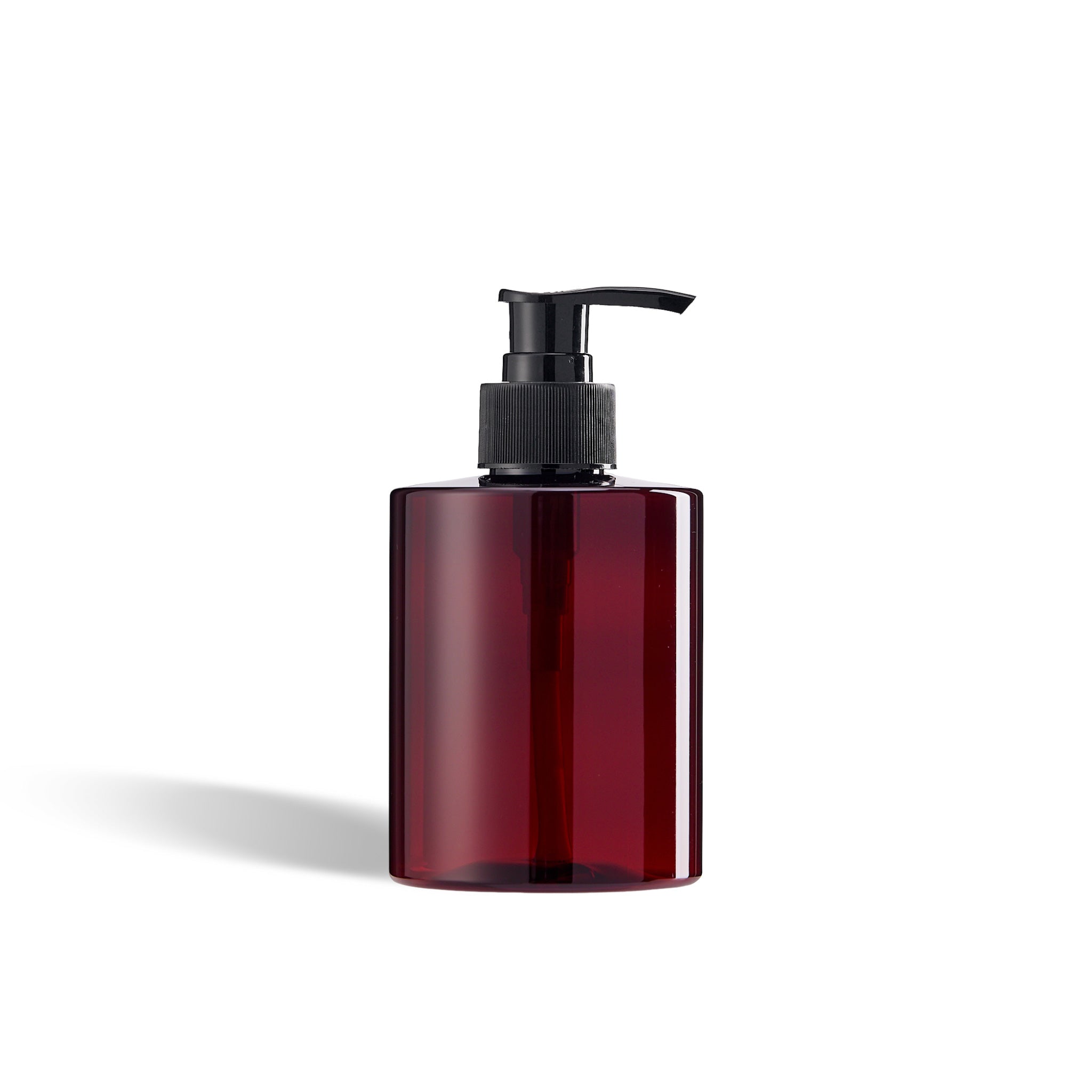 Plastic Lotion Bottle with Pump Lid - Flat Shoulder