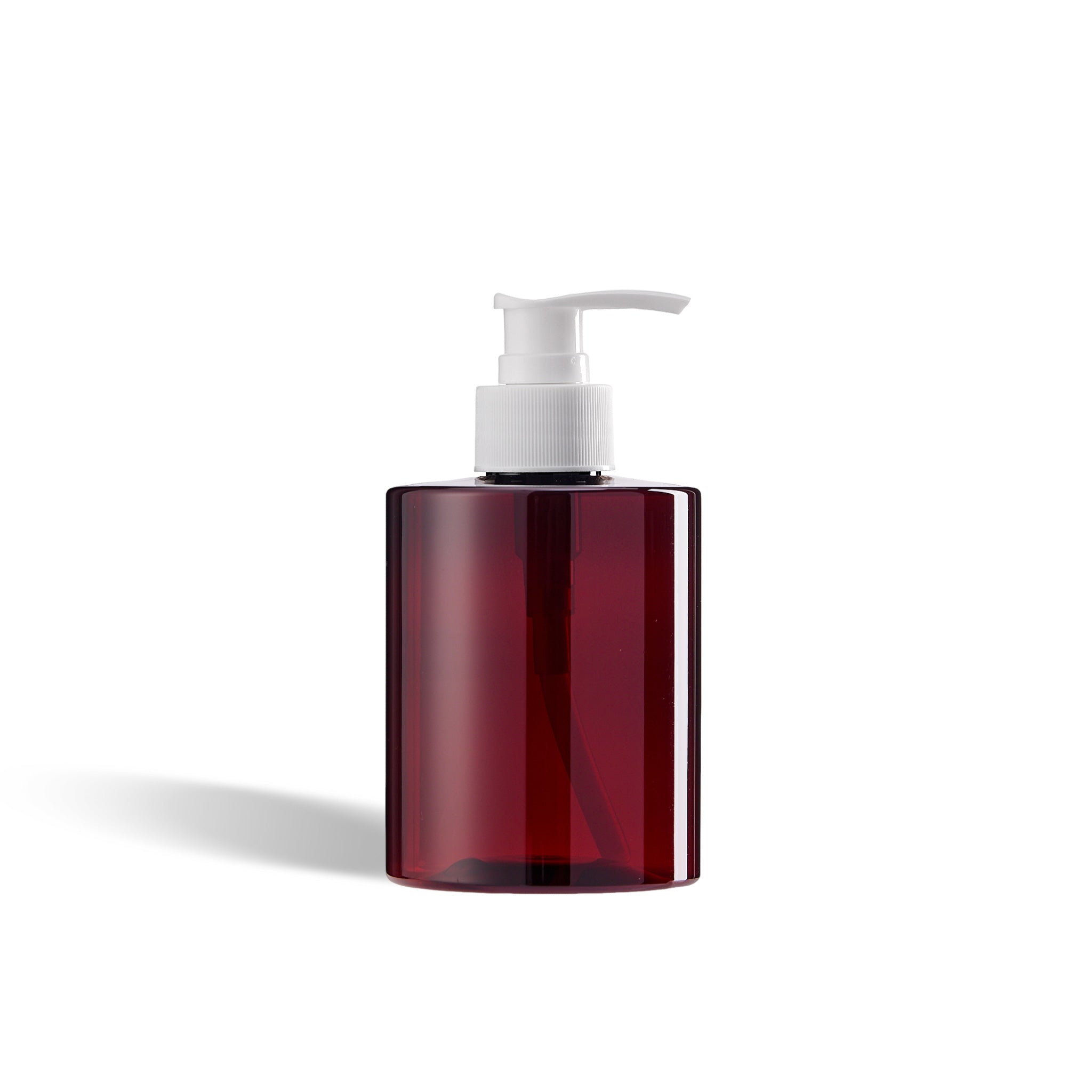 Plastic Lotion Bottle with Pump Lid - Flat Shoulder