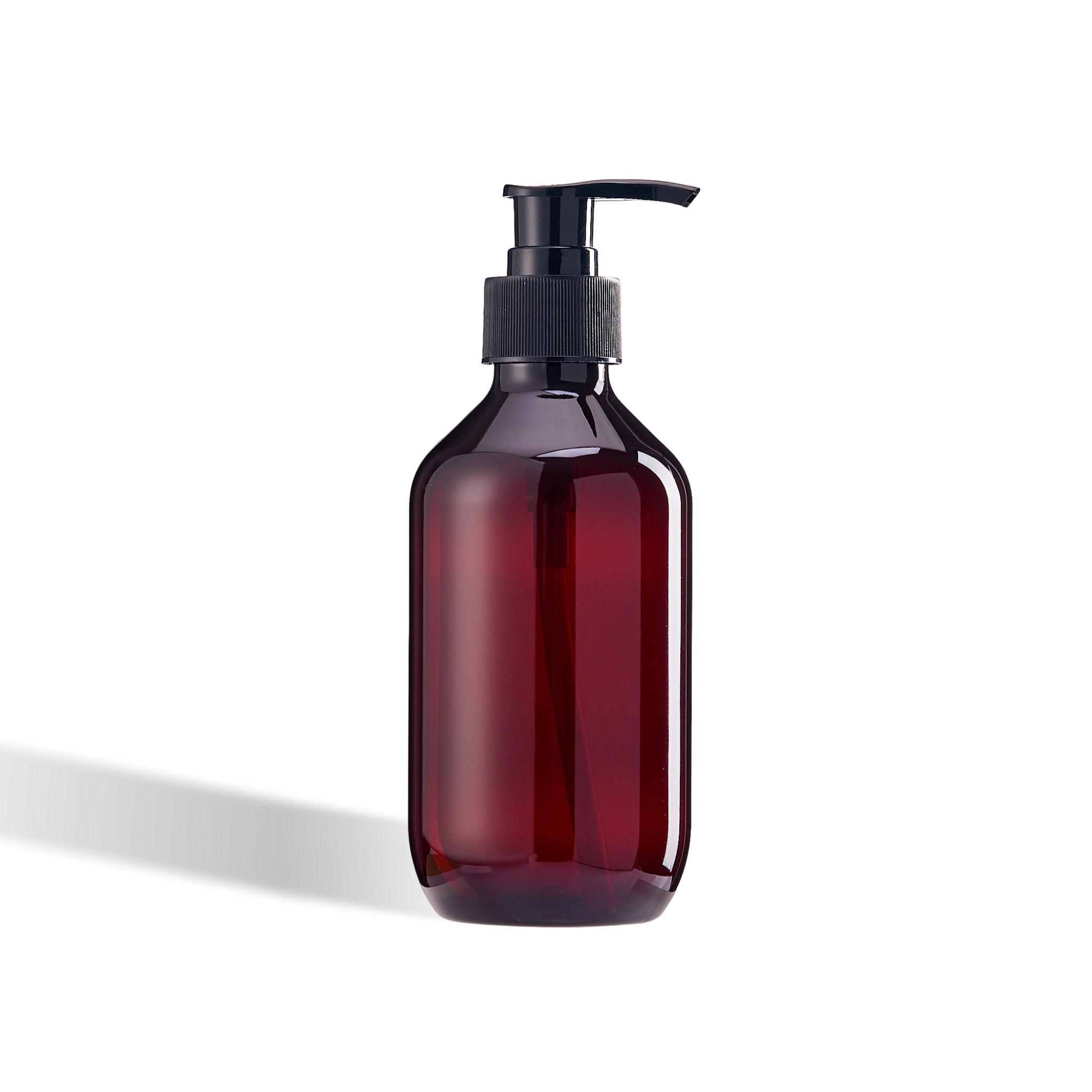 Plastic Lotion Bottle with Pump Lid - Round Shoulder