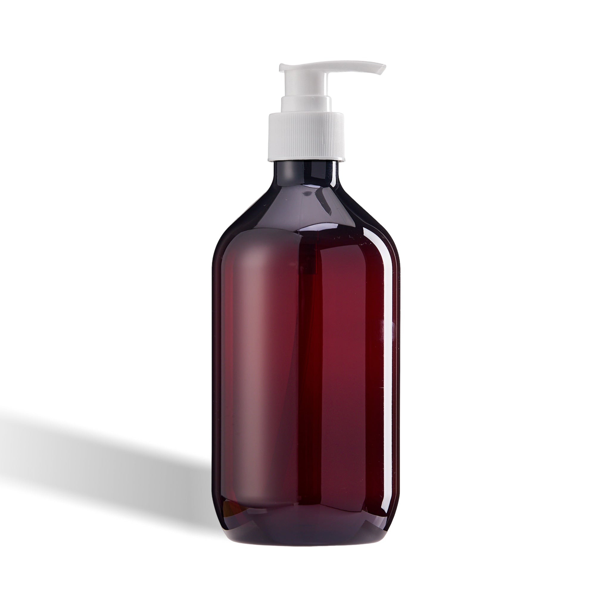 Plastic Lotion Bottle with Pump Lid - Round Shoulder