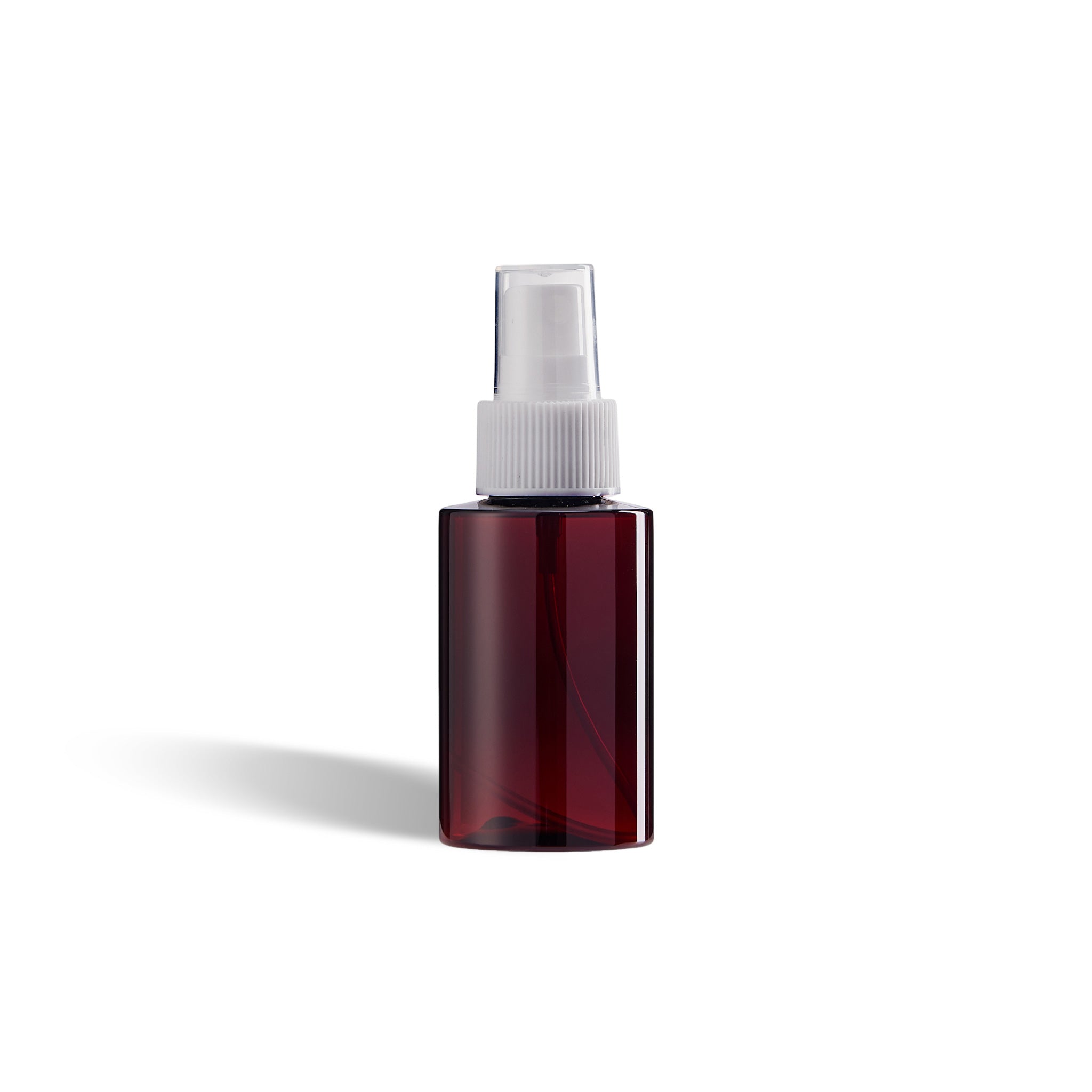 Plastic Spray Bottle with Spray Pump Lid - Flat Shoulder