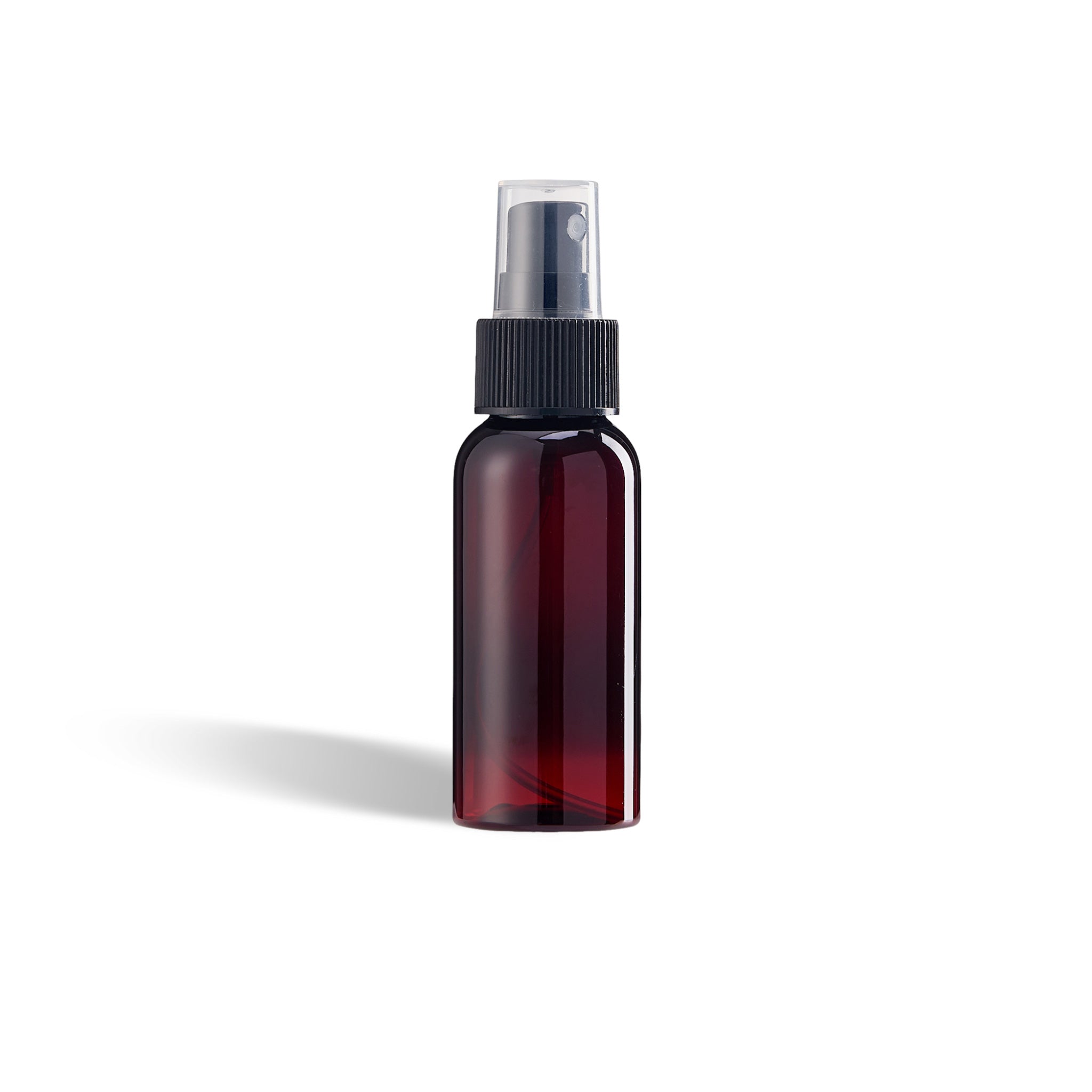 Plastic Spray Bottle with Spray Pump Lid - Round Shoulder