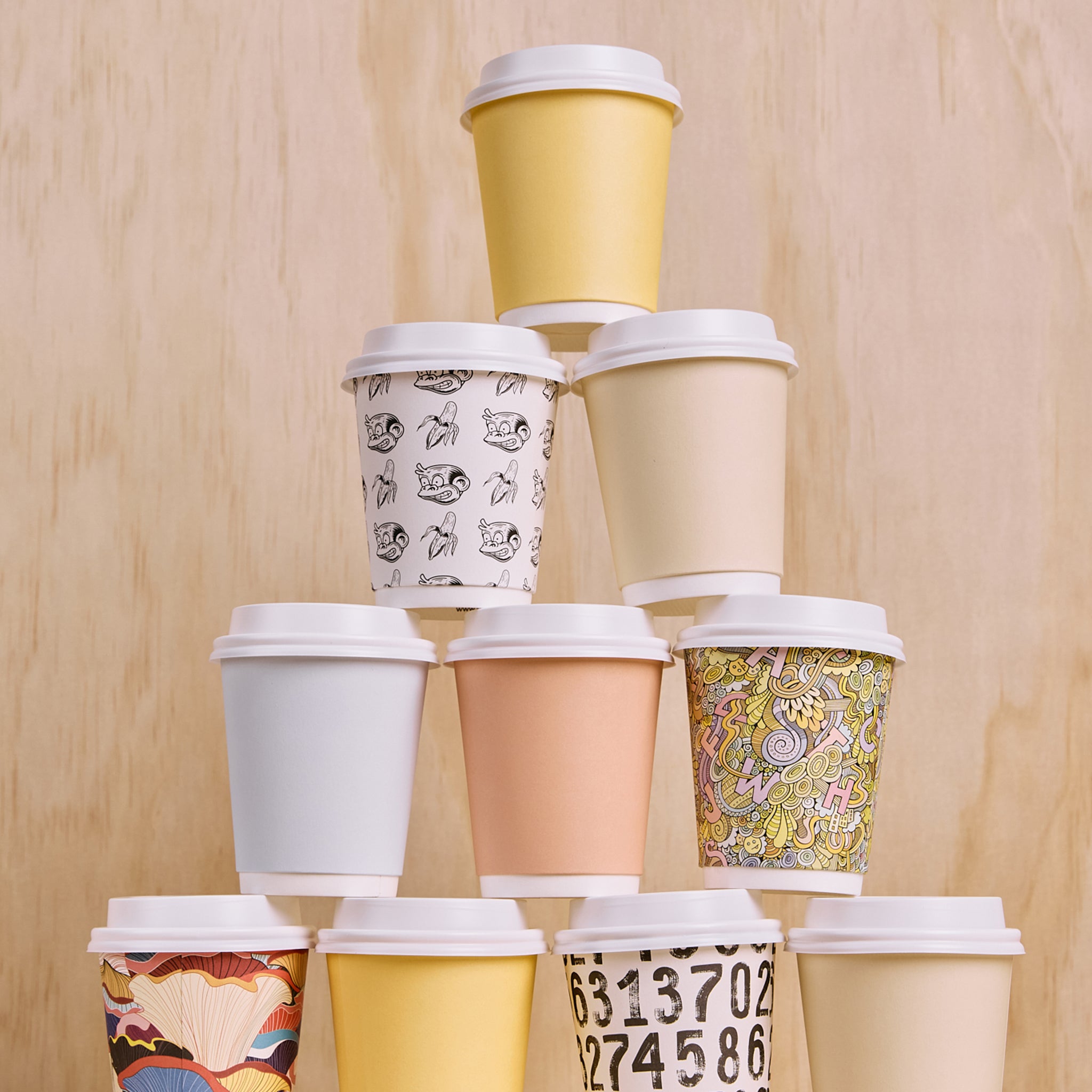 Coffee Cups - Pre-printed TPP Artisan Double Wall