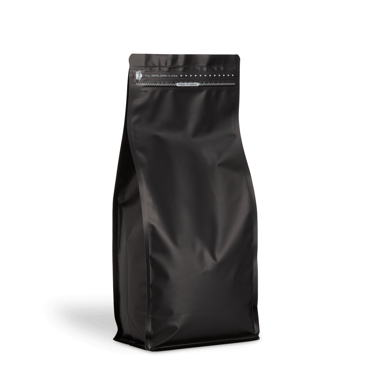 Recyclable Box Bottom Bags with Ripper Zipper