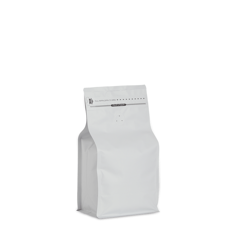 Recyclable Box Bottom Bags with Ripper Zipper