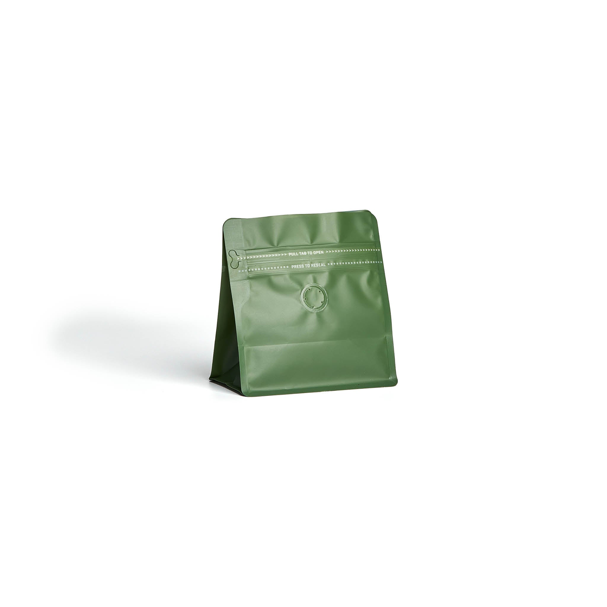 Square Box Bottom Bag with Rippa Zipper and Valve